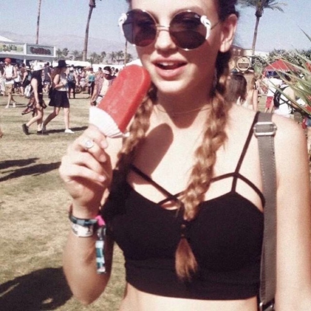 Brandy Melville black brallet.